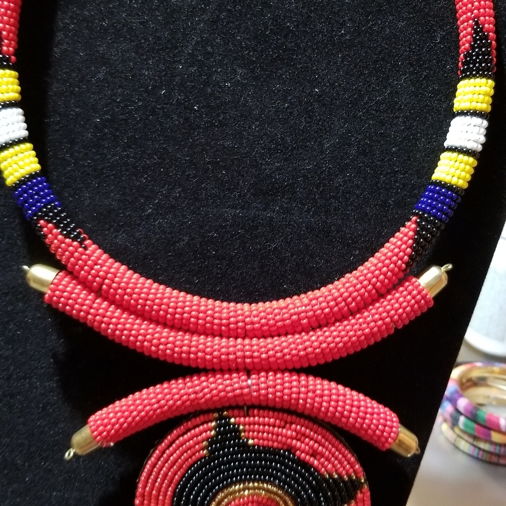 Sassy Jones Vintage Tribal Necklace